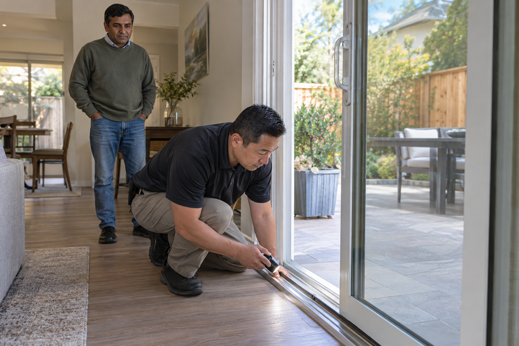 What To Expect During A Sliding Door Track And Roller Inspection