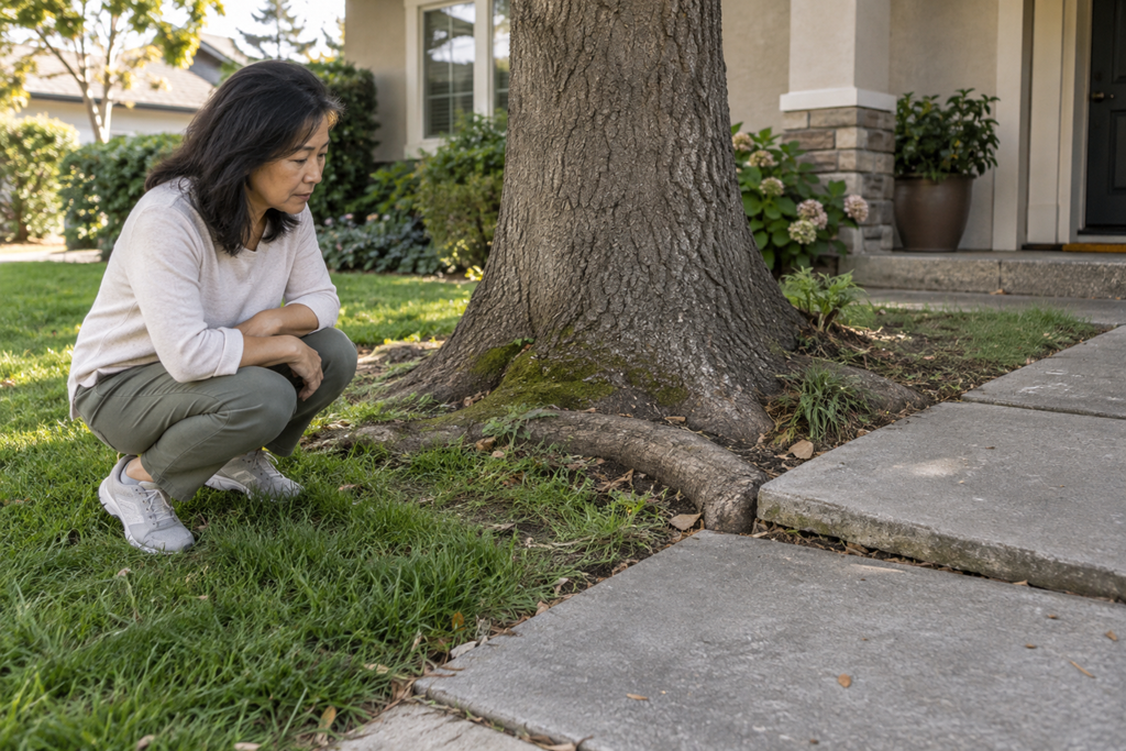 How To Handle Tree Roots That Are Affecting Walkways Or Structures