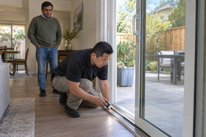 What To Expect During A Sliding Door Track And Roller Inspection