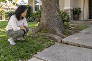 How To Handle Tree Roots That Are Affecting Walkways Or Structures
