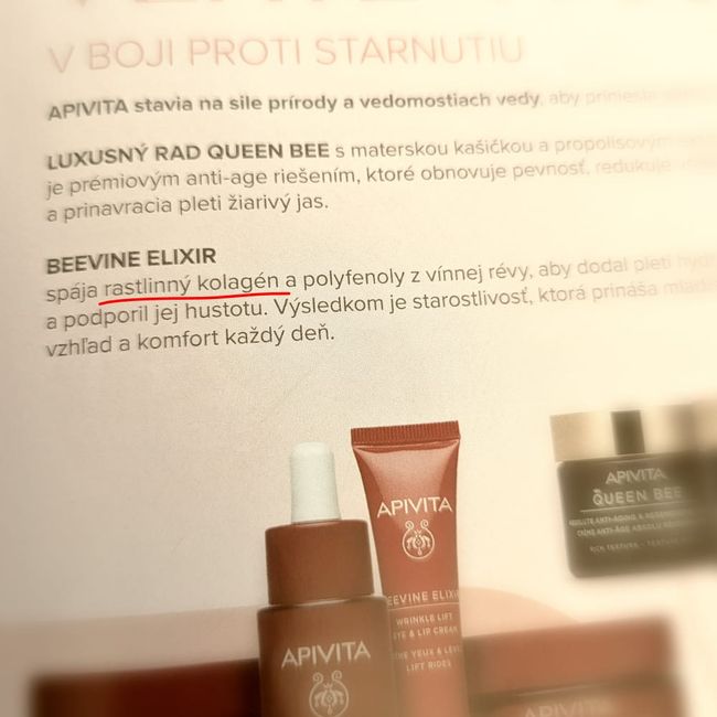 Rastlinný kolagén? WTF?