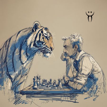 Obrázok: Teória šabľozubého tigra