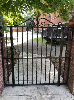 Iron gate at Branch House