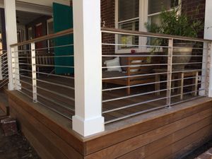 Aluminum porch rail