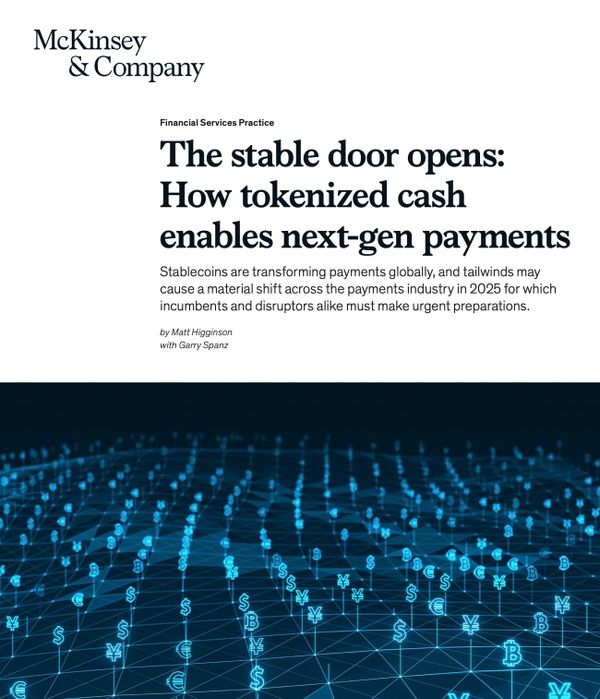 The Stable Door Opens: How Tokenized Cash Enables Next-Gen Payments