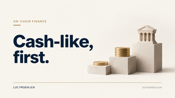 On-chain credit is quietly rebuilding the fixed-income stack - starting with cash-like products