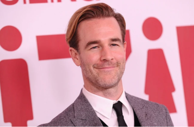 James Van Der Beek on a red carpet