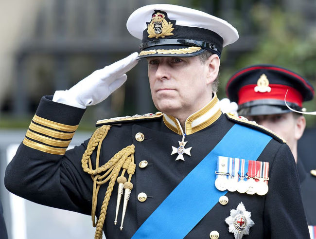 Prince Andrew, in happier times.