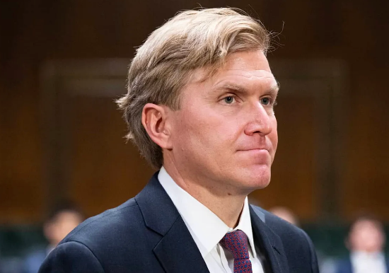 Under Secretary of War for Policy Elbridge Colby, looking like the most smug motherfucker imaginable