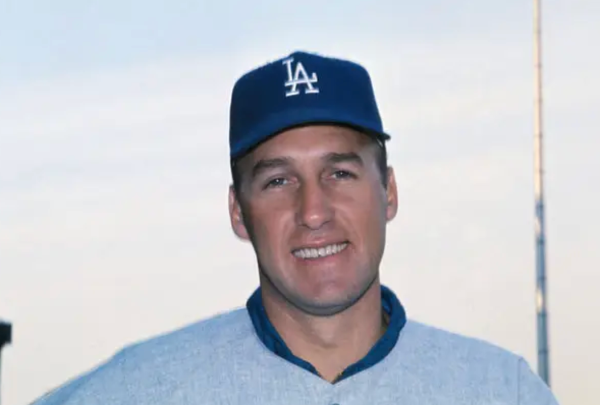 Phil Regan as a player with the Dodgers