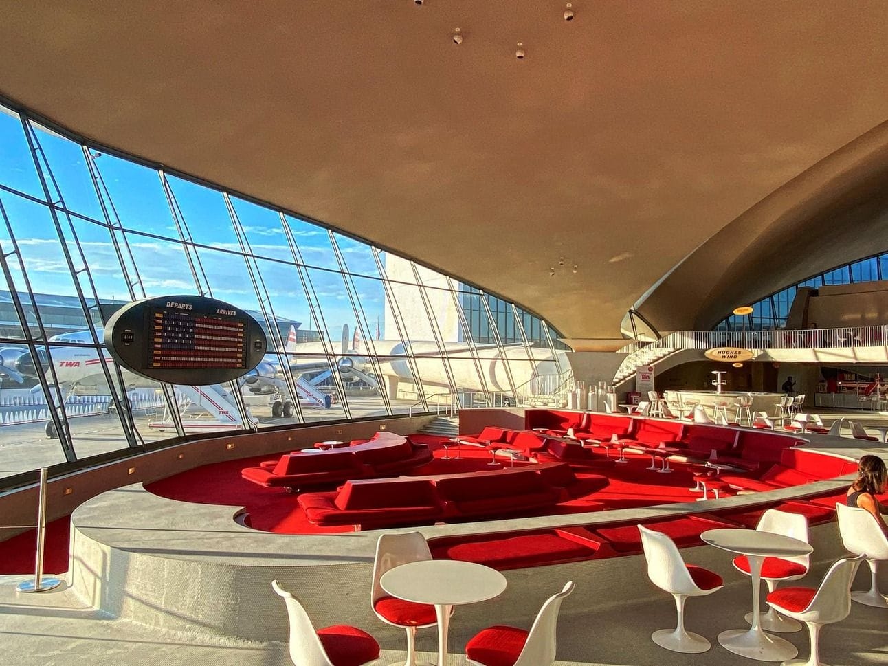 TWA Hotel lounge