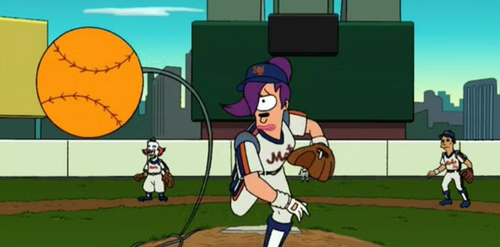 "Blernsball" screencap from the TV show "Futurama"