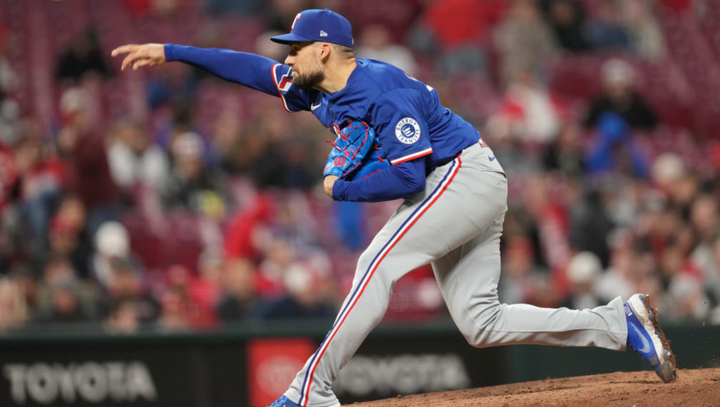 Nathan Eovaldi pitching