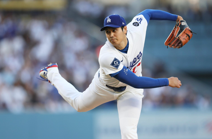 Shohei Ohtani pitching