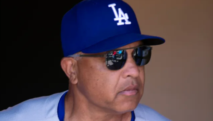 Dave Roberts in uniform, wearing sunglasses 