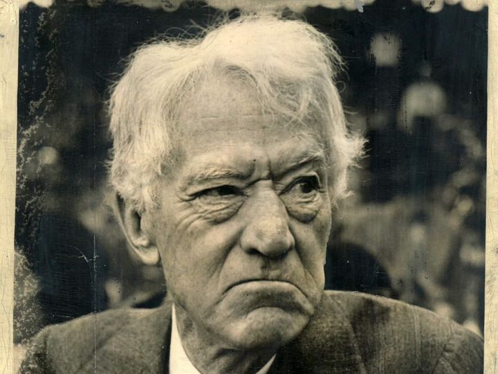Kenesaw Mountain Landis scowling