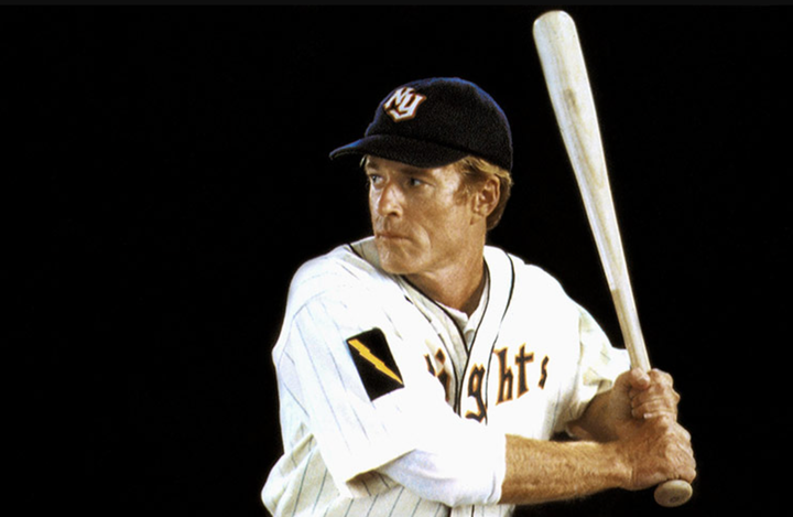 Robert Redford as Roy Hobbs in "The Natural"