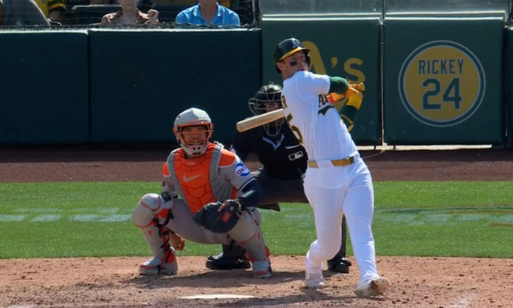 Brent Rooker hitting a walkoff home run