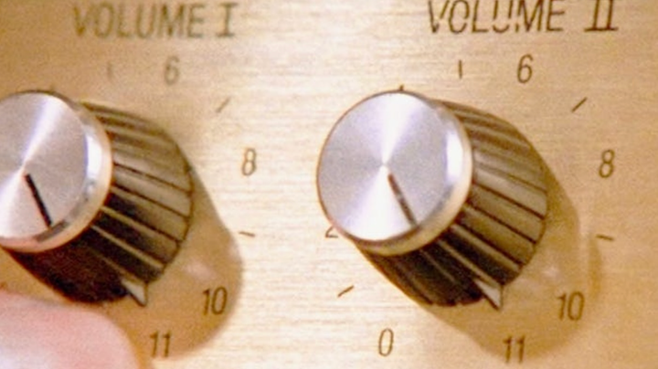 The knobs that go to 11 in "This is Spinal Tap"