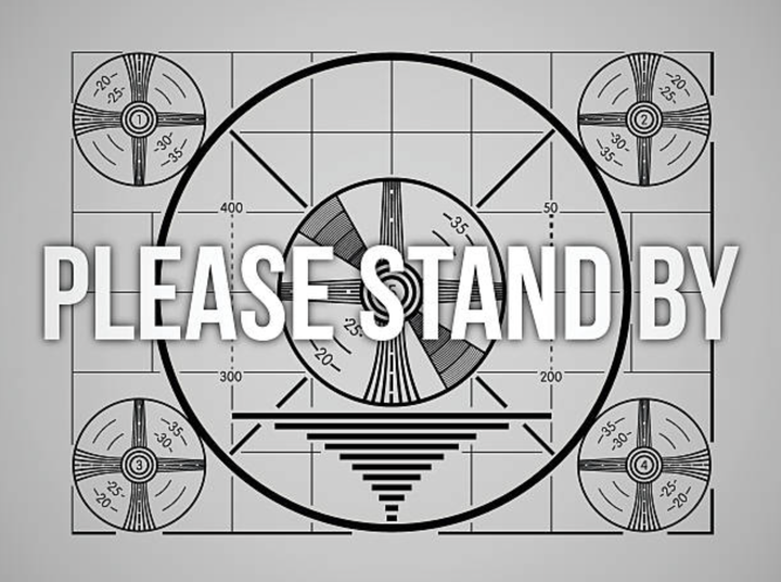 Please Stand by TV error screen