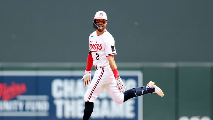 Kody Clemens rounding the bases after a grand slam