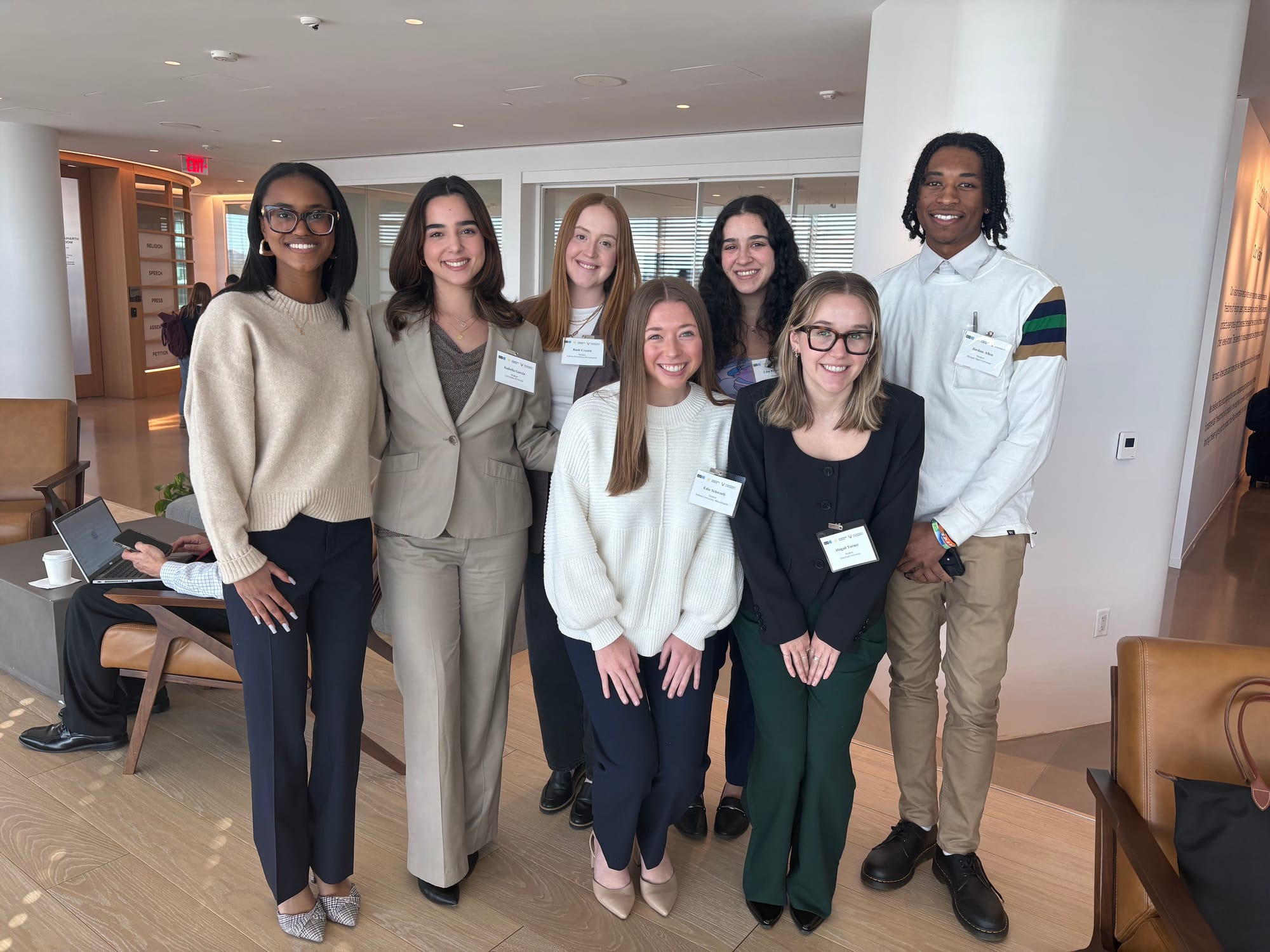 Student participants posing for picture