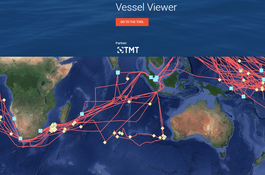 shipping route tracks
