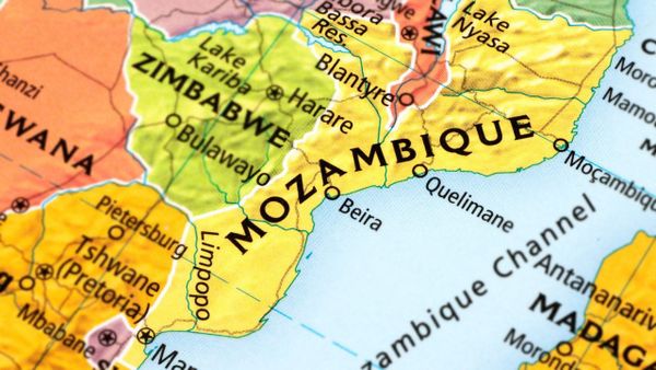 mapa Moçambique