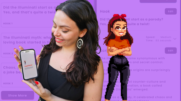 Sophia Smith Galer with phone