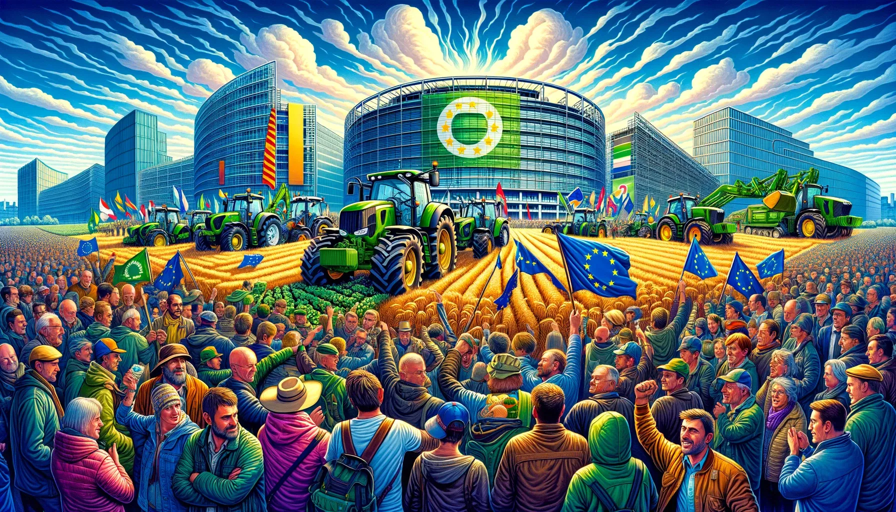 Õhus on Ärevust: Euroopa Põllumajandustootjate Meeleavaldus Brüsselis
