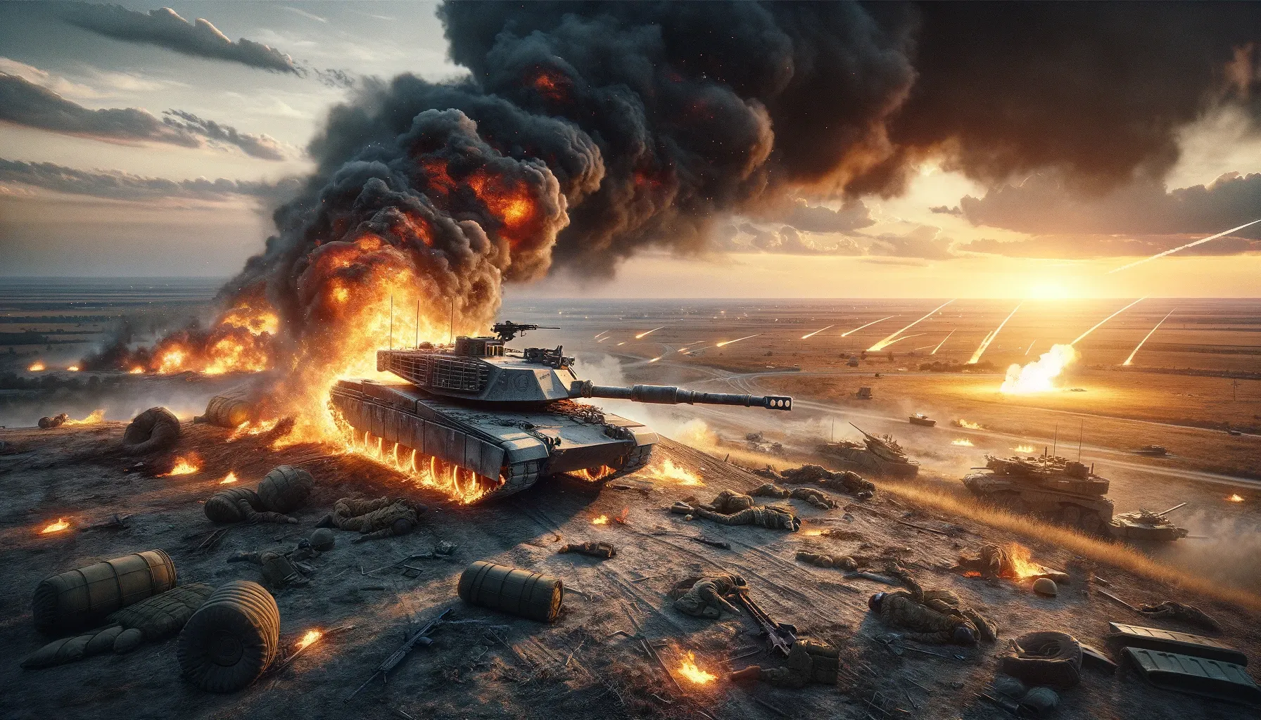 USA Mainekahju: Venemaa hävitas Ukrainas esimese USA M1A1 Abrams 70-tonnise tanki