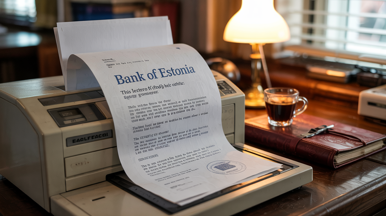 90ndate Eesti: Eesti Panga “faksi-garantiid” – kui koopiapaber sai miljonite väärtuseks