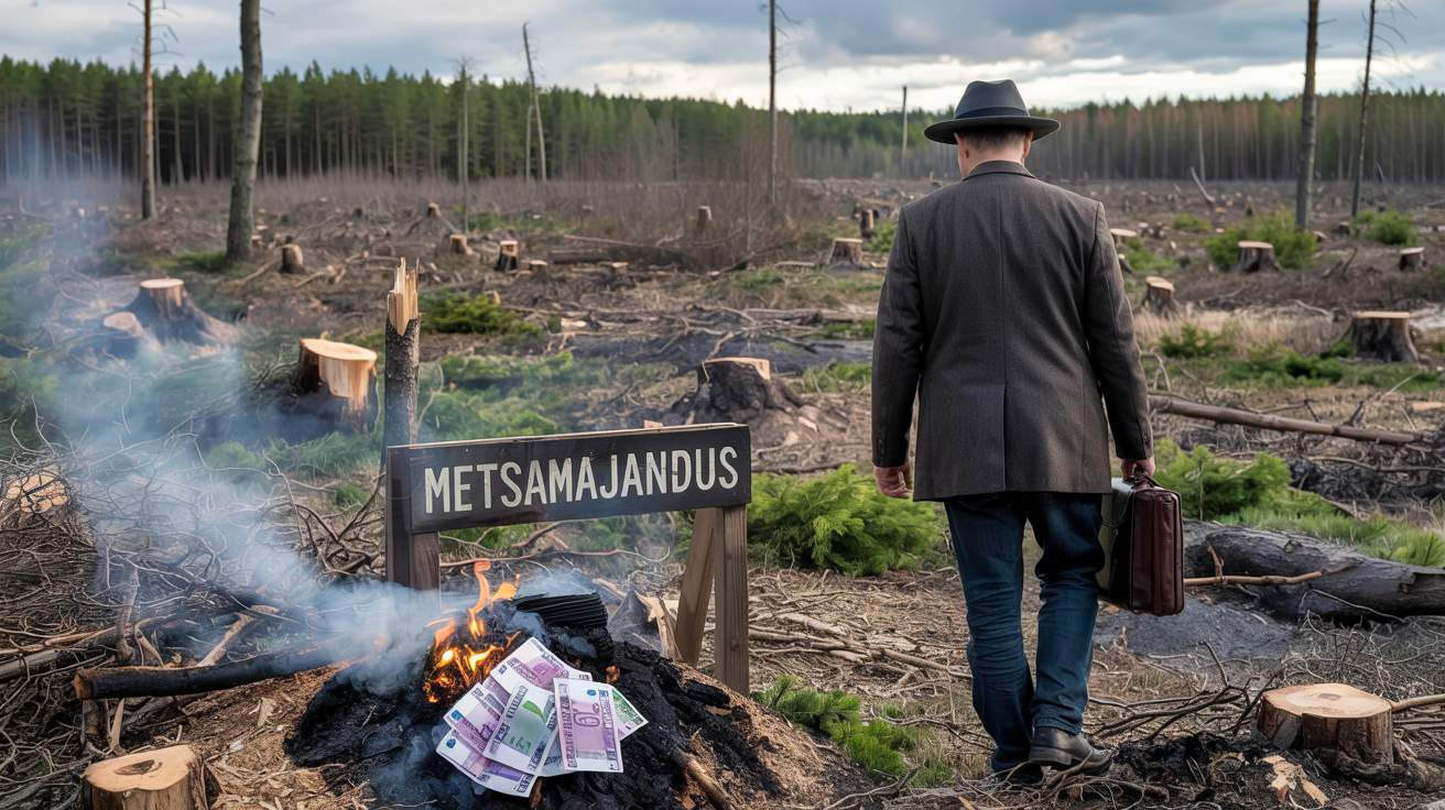 Eesti süsteemne mädapaise: miljonitrahvid rahvale metsanduse valeandmete ja ahnuse tõttu