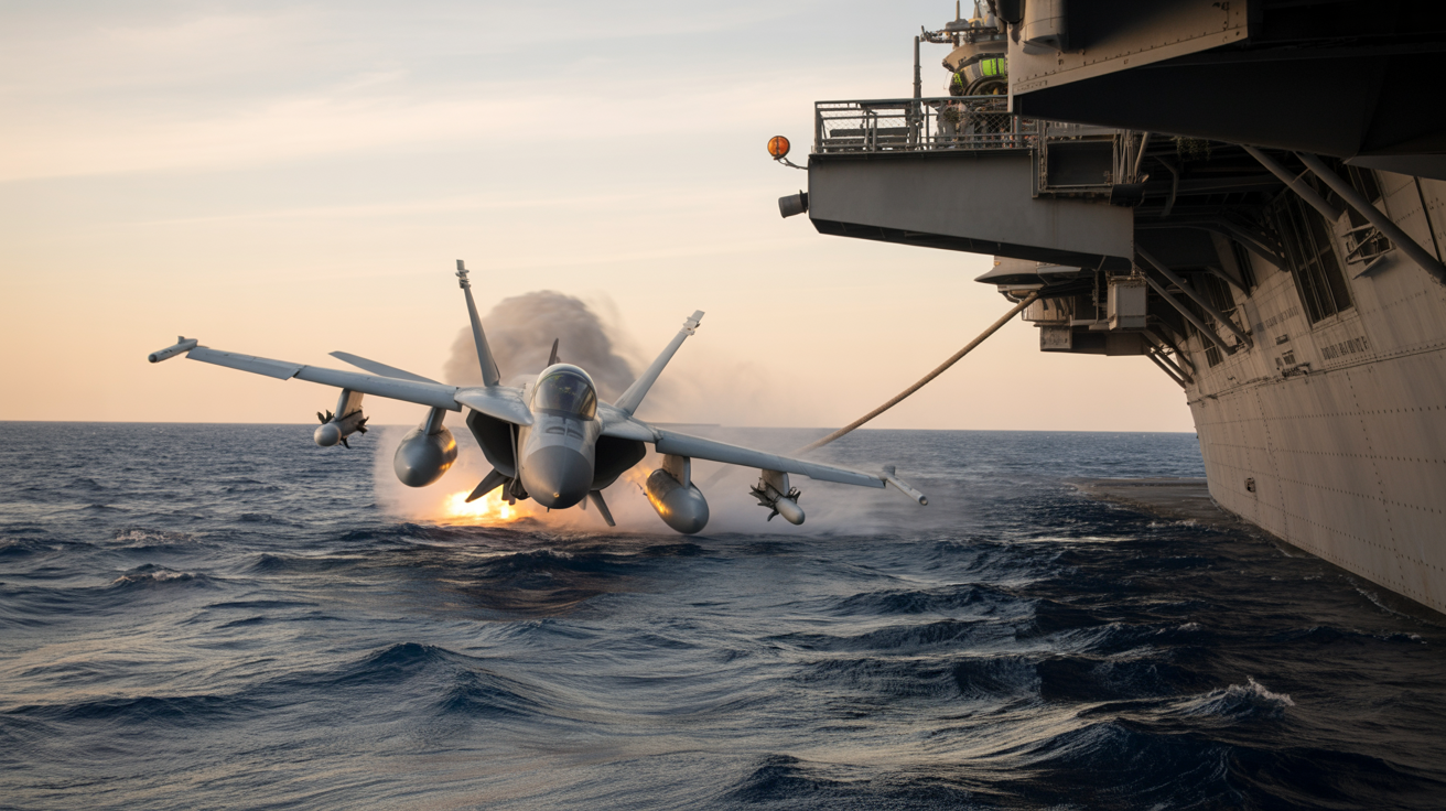 F/A-18 Super Horneti krahhid USS Harry S. Trumanil: pingeline olukord Punases meres
