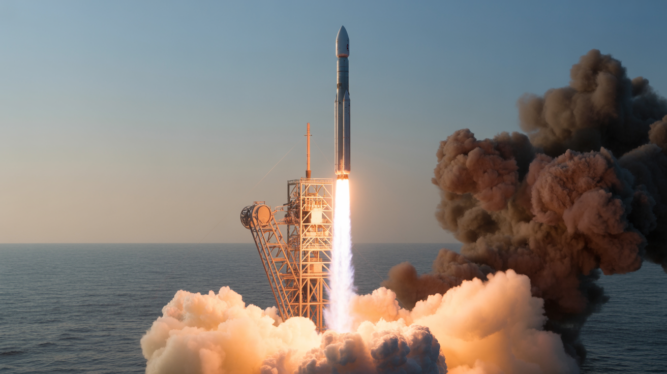 Hiina erakosmosefirmalt Space Epoch ajalooline samm: korduvkasutatava raketi YXZ-1 edukas meremaandumine