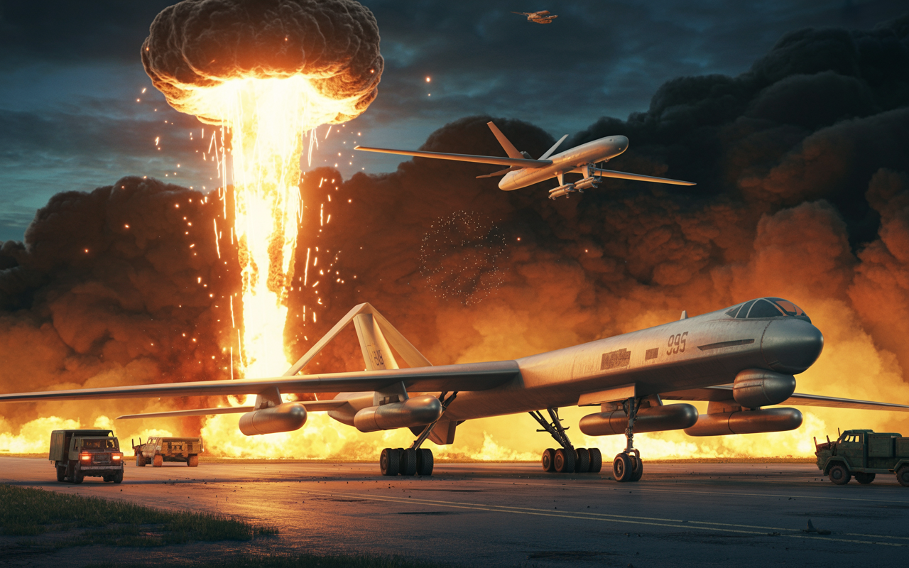 Stsenaariumi analüüs: tuumaplahvatus Venemaa Tu-95MS lennukil Ukraina droonirünnaku tagajärjel