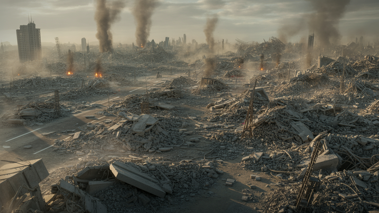 Israeli süstemaatilise hävitustöö viimane vaatus: purustatud Gaza linna varemete ülevõtmine