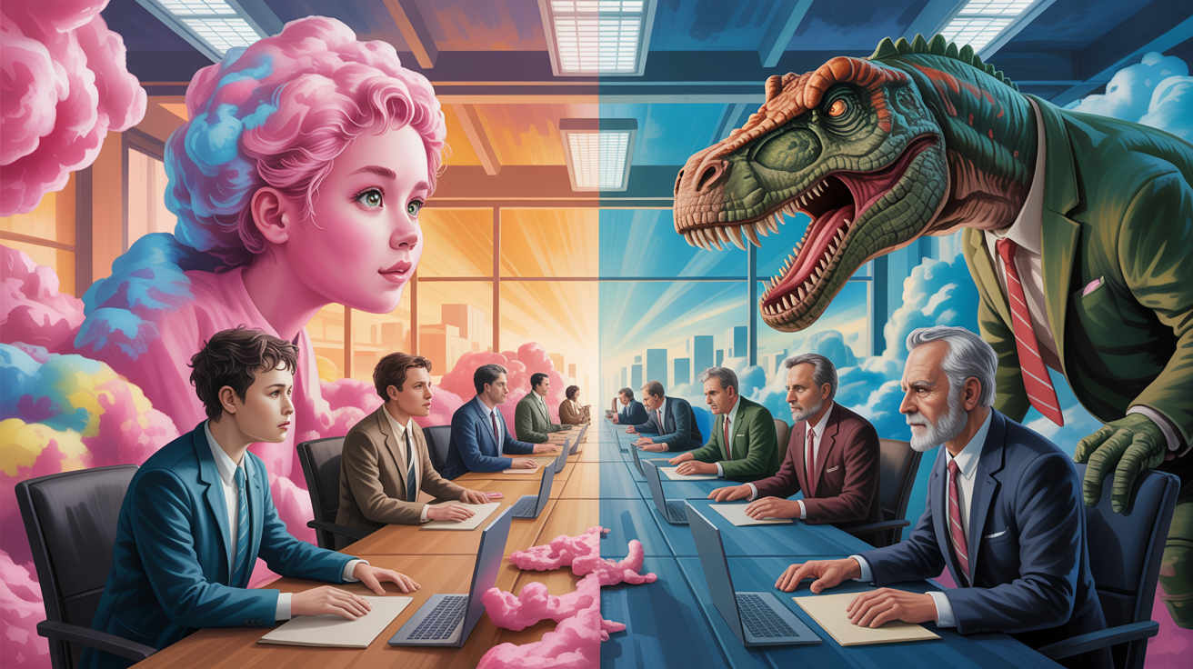 Suhkruvati põlvkond ja dinosaurused: müüt või tegelikkus tööturul?