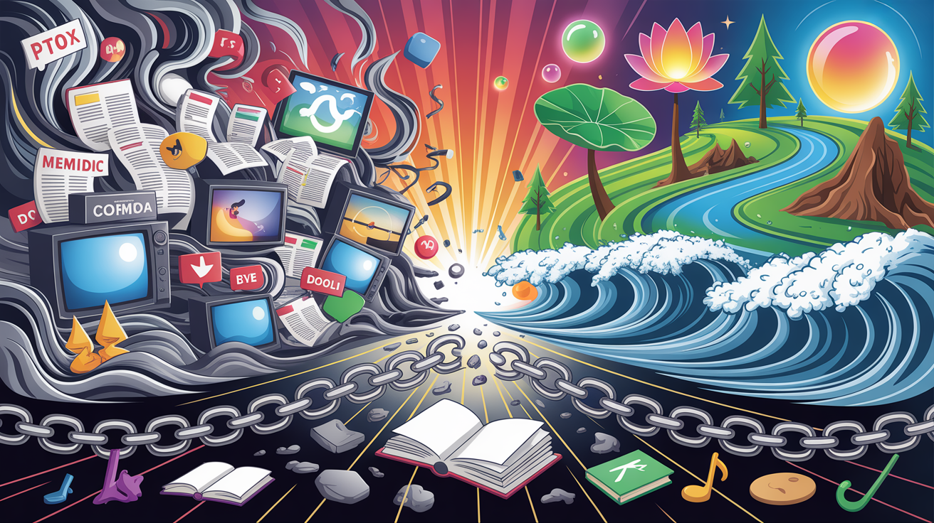 Kuidas vabaneda stressist, vältides peavoolumeedia lõksu: Teie isiklik vabadusplaan