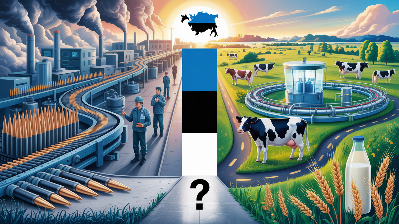 Piim või padrunid: kas Eesti peaks ehitama toidujulgeoleku või laskemoona tehaseid?