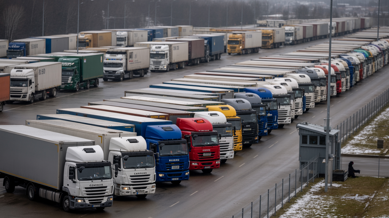 Valgevene GТK: Üle 1000 Leedu veoki on paigutatud eriparklatesse – piirikonflikt jätkub