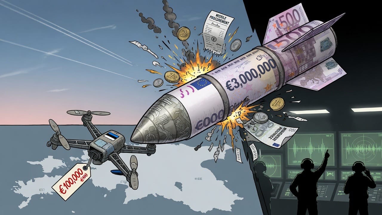 Kuiv arvepidamine sellest, kui kalliks läks Ukraina drooni neutraliseerimine NATO hävitaja lennutunni ja raketiga