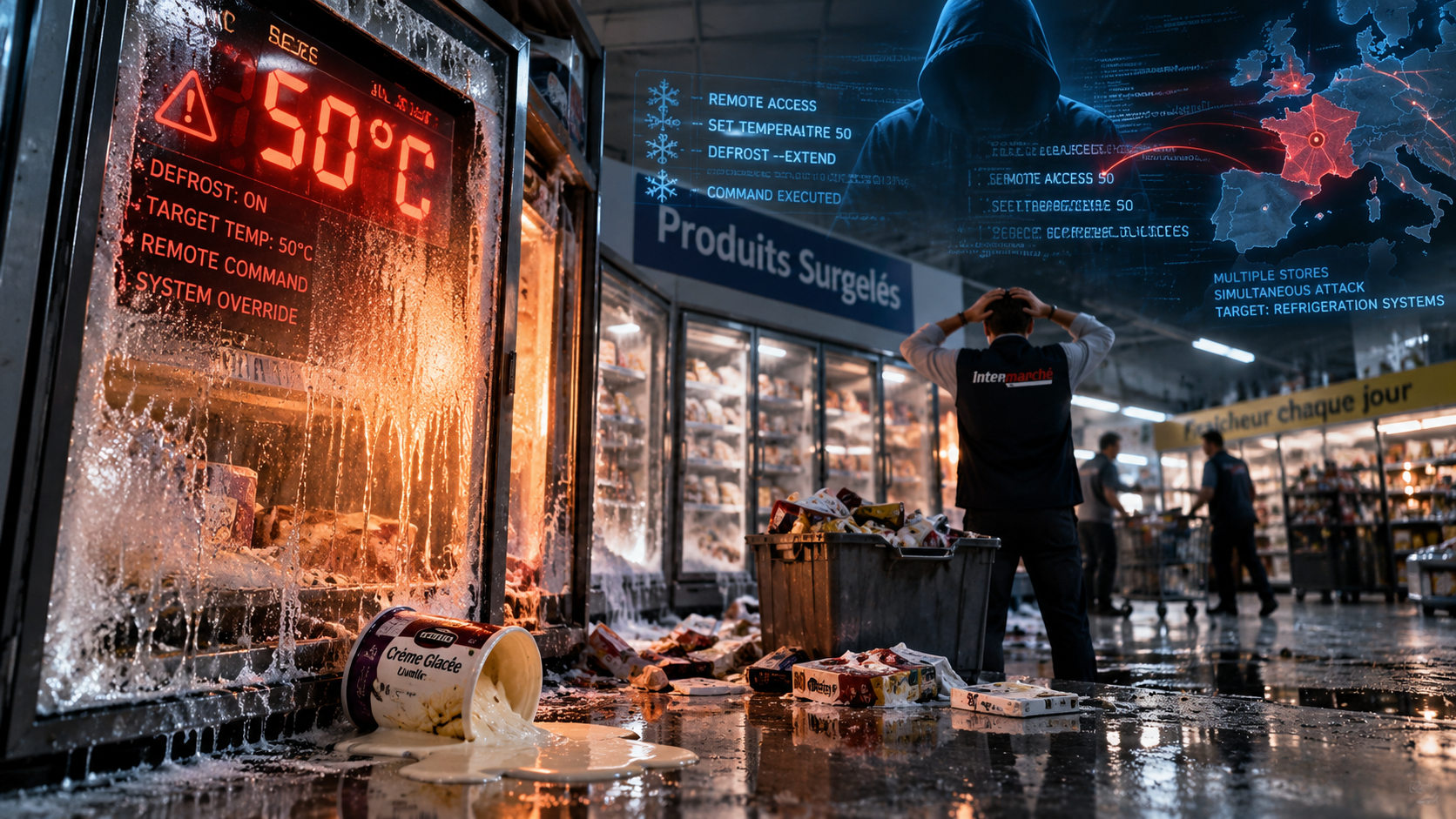 50 kraadi külmkapis: kuidas häkkerid muutsid Prantsusmaa supermarketite külmikud kuumakappideks