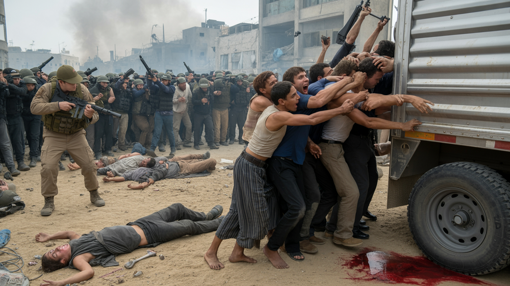 Iisraeli ja USA kontrollitud toitlustusabisüsteem Gazas: elanike surmalõksud post image