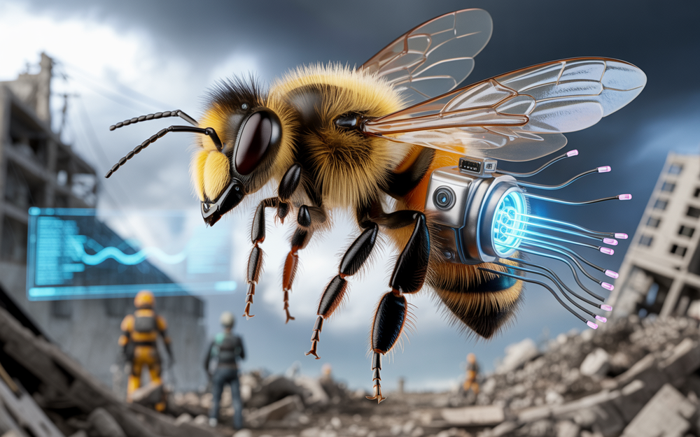 Hiina teadlased muudavad mesilased küberorganismideks: uus ajastu luures ja päästeoperatsioonides? post image