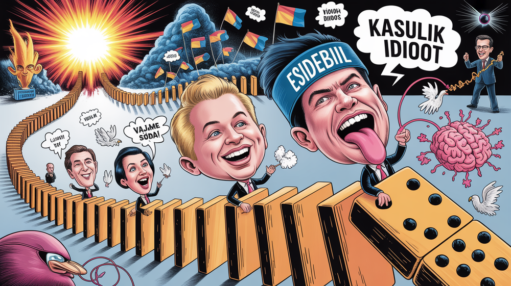 Lollid poliitikud ja sõda ihkavad idioodid: universumi paratamatu ilming ja vääramatu tagajärg lõputule põhjuste ning tagajärgede ahelale post image