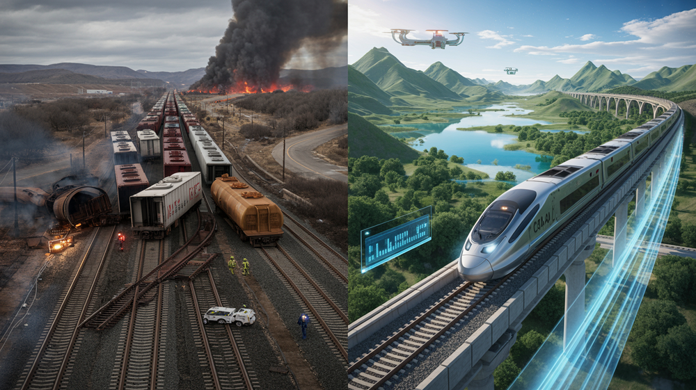 Rööbastelt maha sõitnud Ameerika: rongiõnnetused räägivad valjemini kui Trumpi illusioon maailma suurvõimust post image