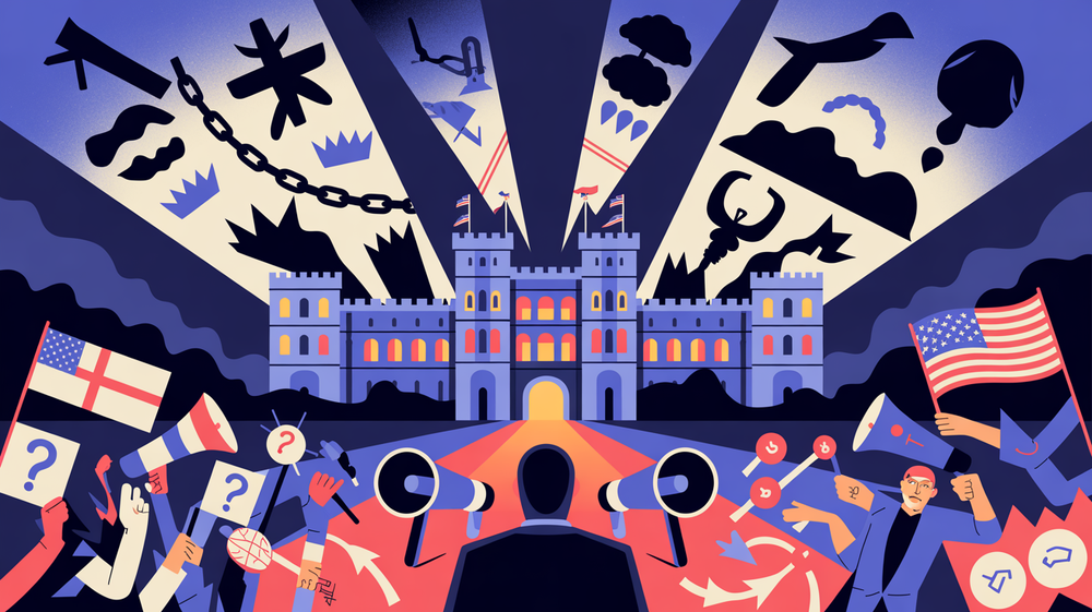 Epsteini projektsioon: valgus paljastab Trumpi mineviku Windsorilossi seintel post image