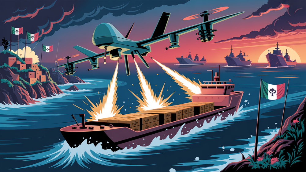 USA droonirünnakud narkolaevadele Vaikses ookeanis: eskaleeruv narkosõda ja Mehhiko roll post image