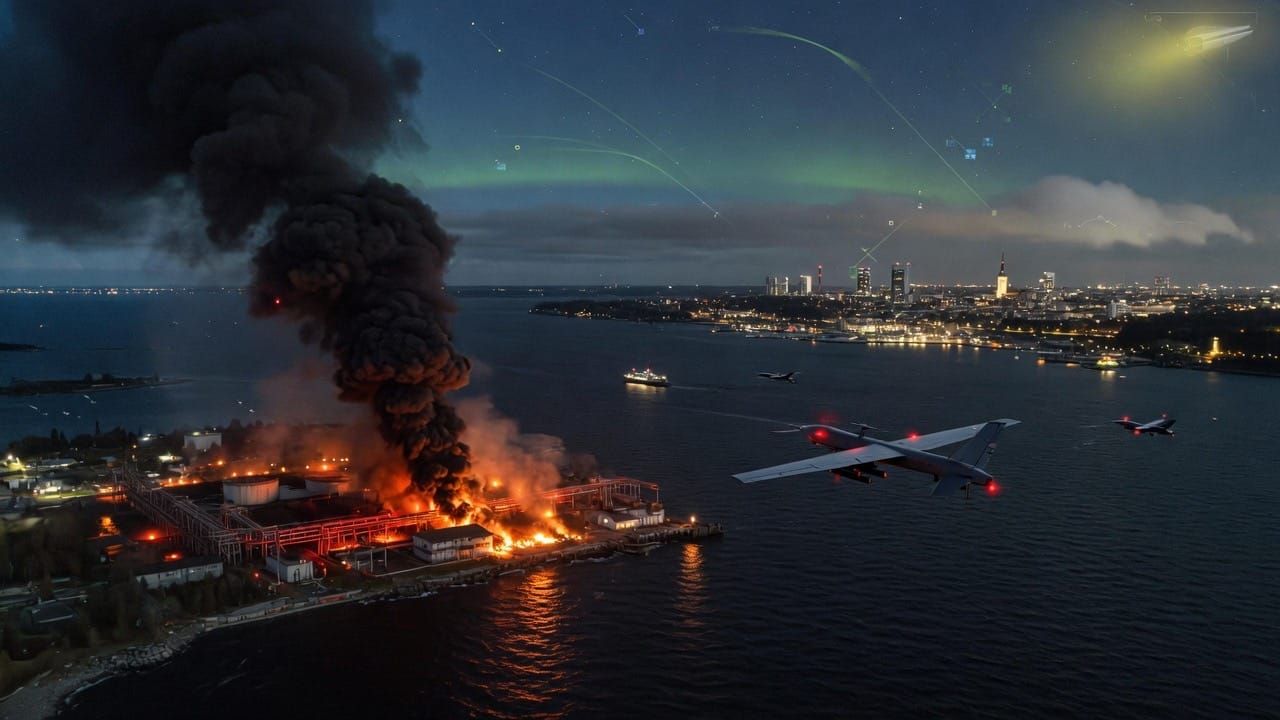 Venemaa hoiatas 16. aprillil, 18. aprilli öösel süttis Ukraina droonirünnakus Vysotsk: kas Eesti ja Soome tõmmatakse sõtta? post image